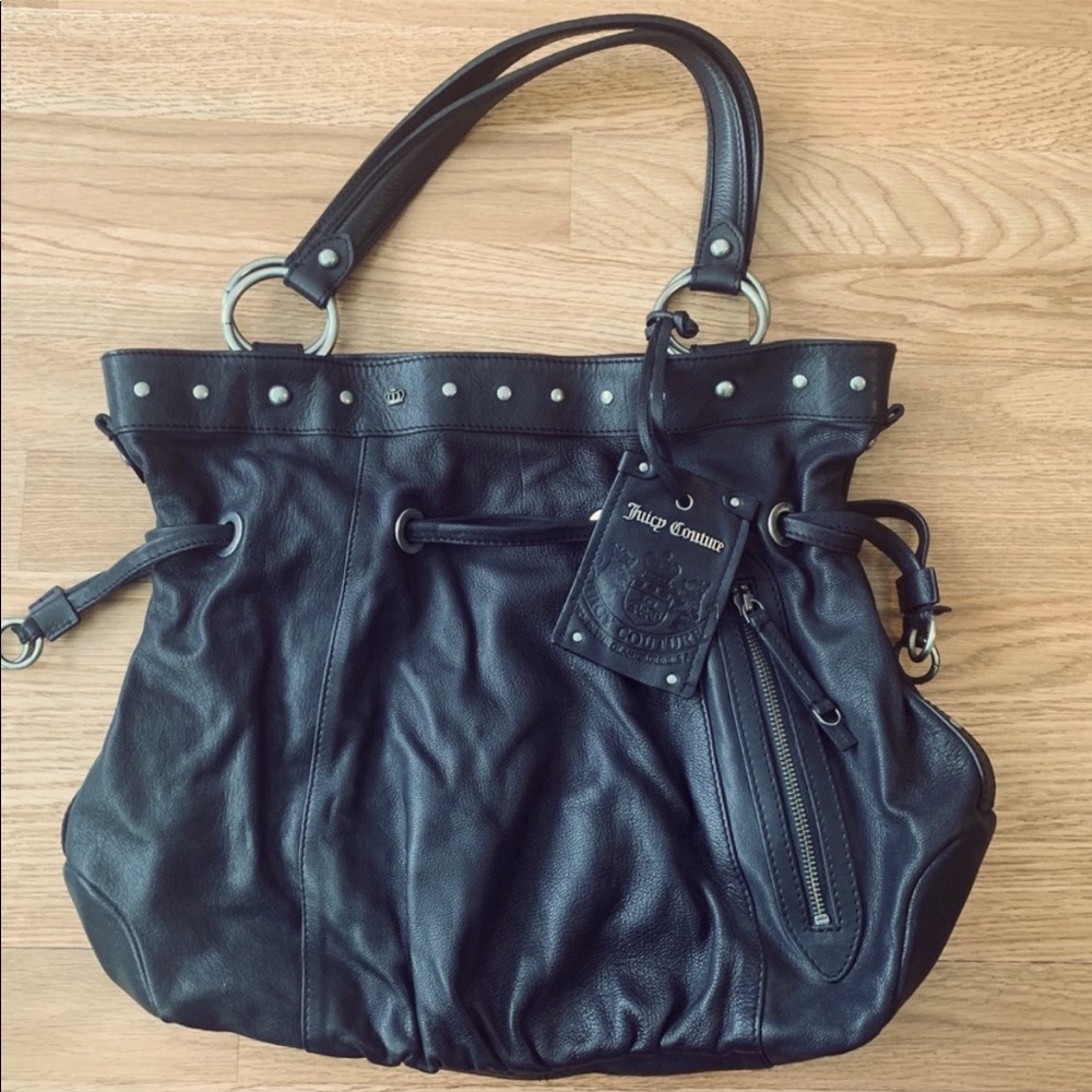 Vintage Juicy Couture lamb skin leather bag